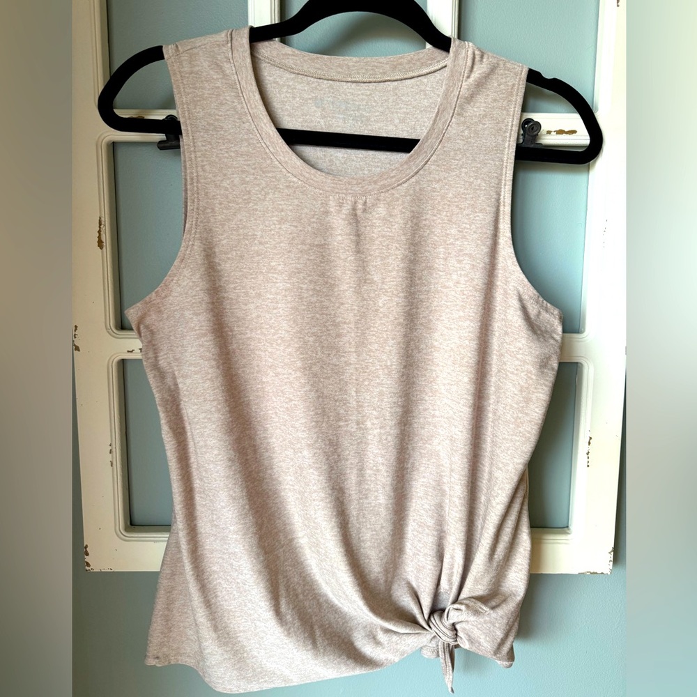 Beyond Yoga All For Ties Beige Tank Size Small
